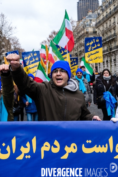 Manifestation en soutien au peuple iranien