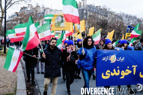 Manifestation en soutien au peuple iranien