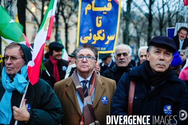 Manifestation en soutien au peuple iranien