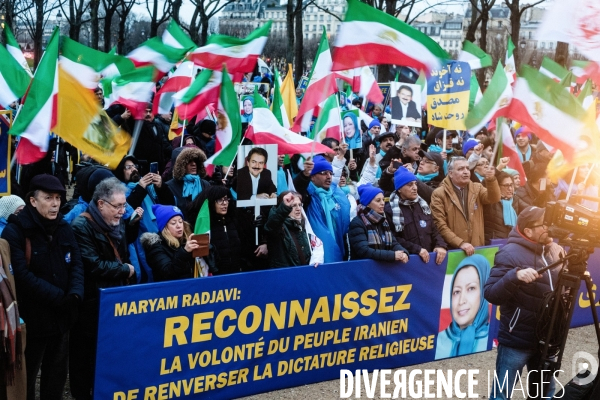 Manifestation en soutien au peuple iranien