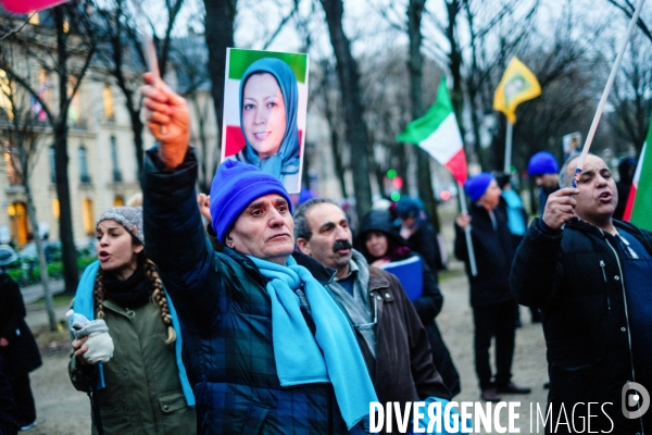 Manifestation en soutien au peuple iranien