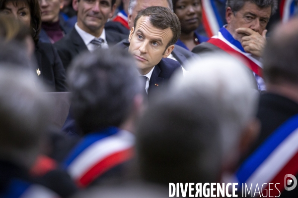 Emmanuel Macron : Grand Débat à Souillac , Lot