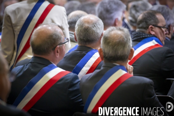 Emmanuel Macron : Grand Débat à Souillac , Lot
