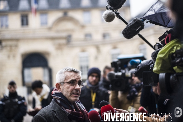 Grand débat, Edouard Philippe reçoit les organisations syndicales et patronales.