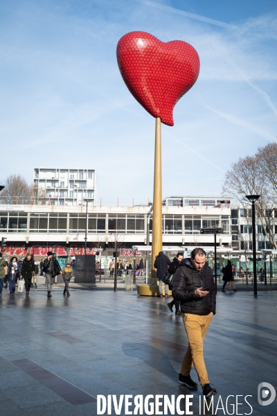 Sculpture Coeur de Paris Porte de Clignancourt