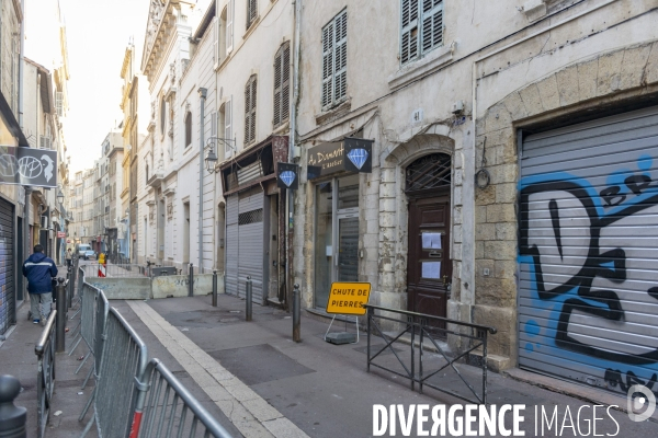 Déconstruction Rue de la Palud à Marseille