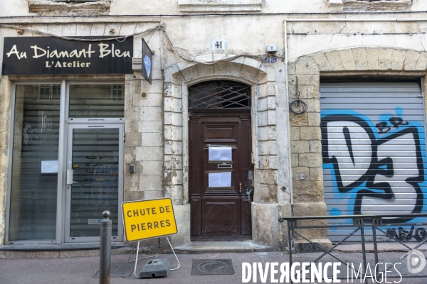 Déconstruction Rue de la Palud à Marseille