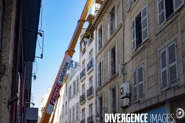 Déconstruction Rue de la Palud à Marseille