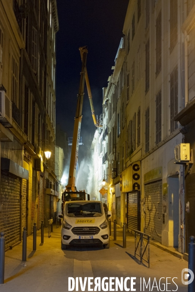 Déconstruction Rue de la Palud à Marseille