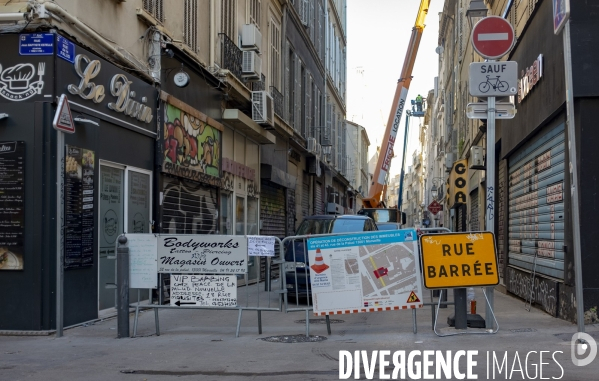 Déconstruction Rue de la Palud à Marseille