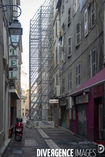 Déconstruction Rue de la Palud à Marseille