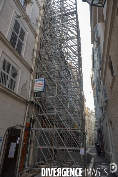 Déconstruction Rue de la Palud à Marseille