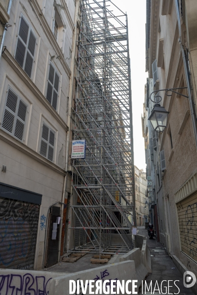 Déconstruction Rue de la Palud à Marseille