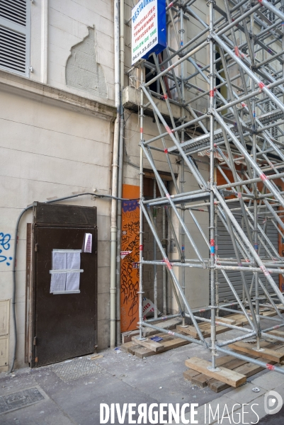 Déconstruction Rue de la Palud à Marseille