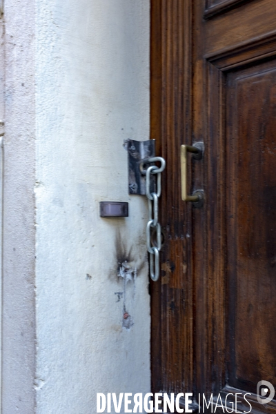 La rue d Aubagne à MArseille, 3 mois après le drame