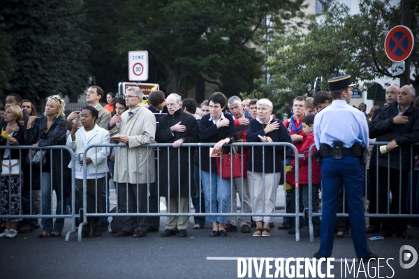 Visite du Pape Benoit XVI à Paris