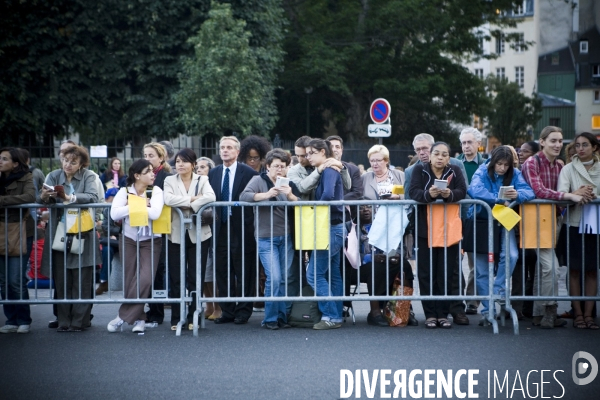 Visite du Pape Benoit XVI à Paris