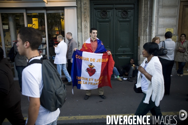 Visite du Pape Benoit XVI à Paris