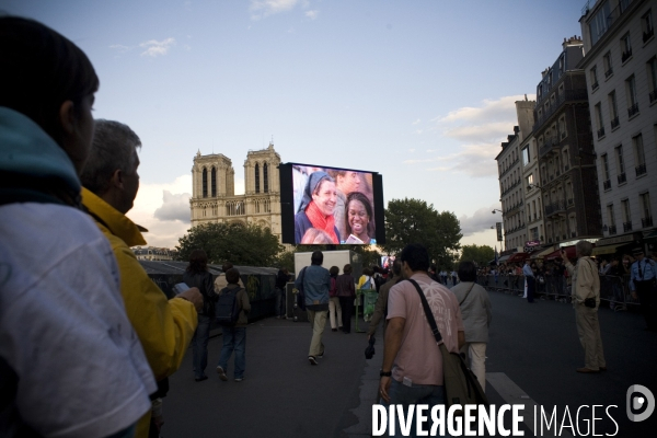 Visite du Pape Benoit XVI à Paris