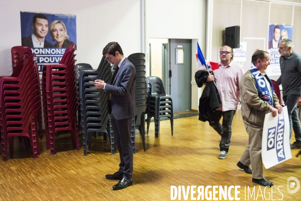 Meeting de Marine LE PEN pour les élections européennes.