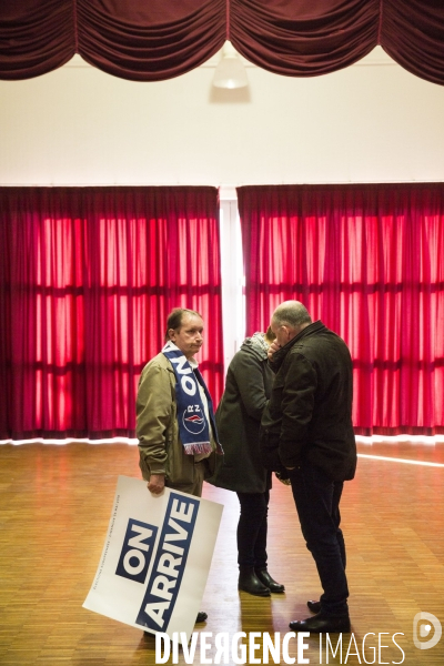 Meeting de Marine LE PEN pour les élections européennes.