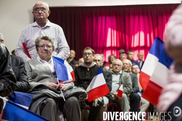 Meeting de Marine LE PEN pour les élections européennes.