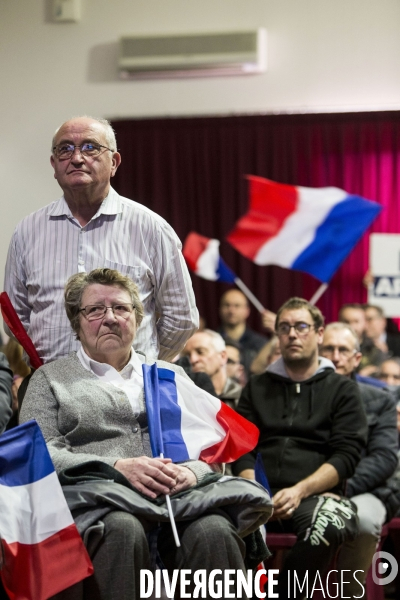 Meeting de Marine LE PEN pour les élections européennes.