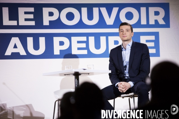 Meeting de Marine LE PEN pour les élections européennes.