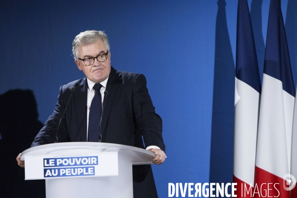 Meeting de Marine LE PEN pour les élections européennes.