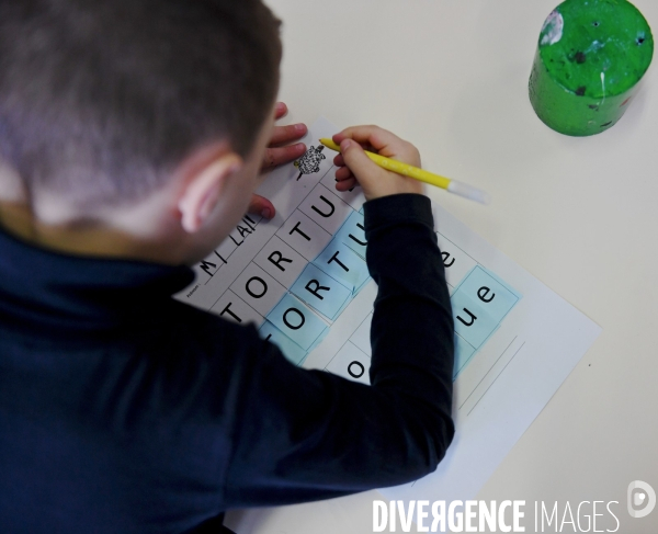 Déplacement de Jean Michel BLANQUER dans une école maternelle