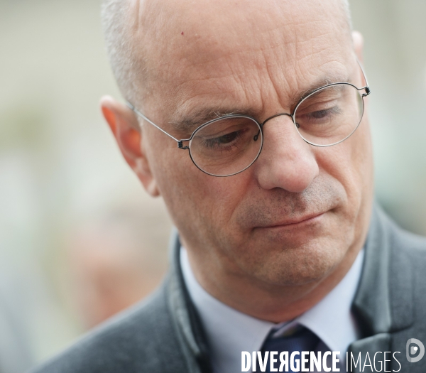 Déplacement de Jean Michel BLANQUER dans une école maternelle