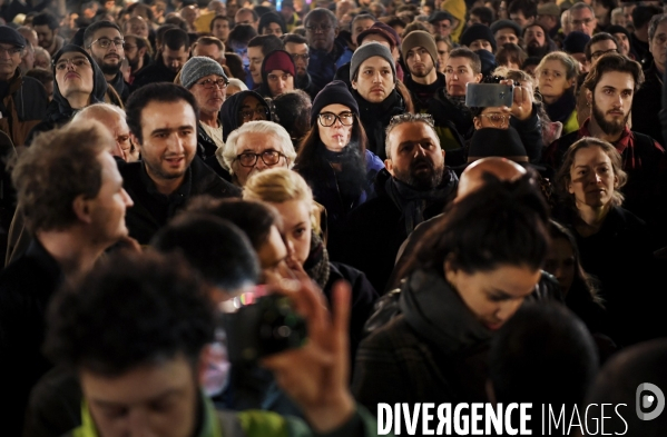 Manifestation contre l antisémitisme à Ménilmontant