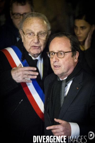 Rassemblement contre l antisémitisme à Paris.