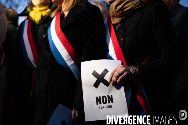 Rassemblement contre l antisémitisme