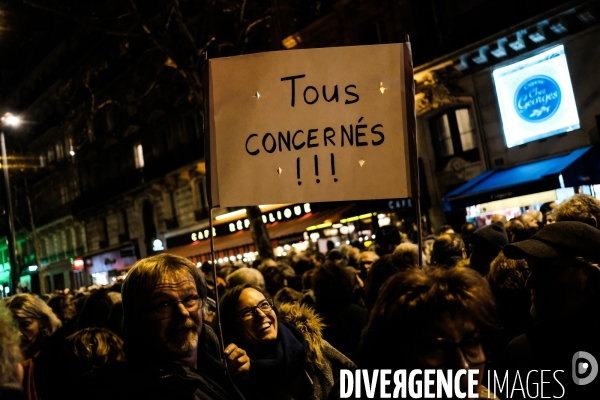 Paris - rassemblement contre l antisemitisme