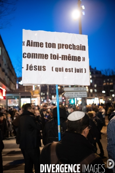 Rassemblement contre l antisémitisme