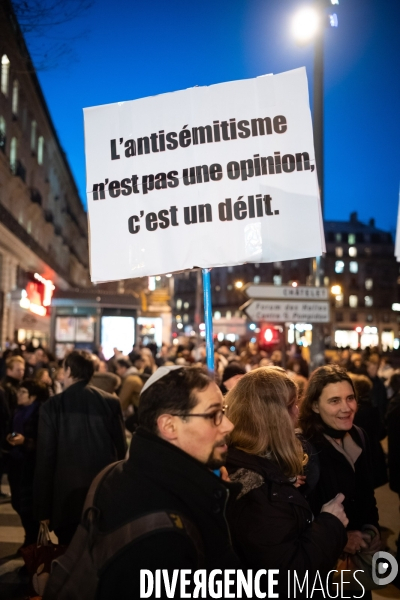Rassemblement contre l antisémitisme