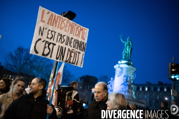 Rassemblement contre l antisémitisme