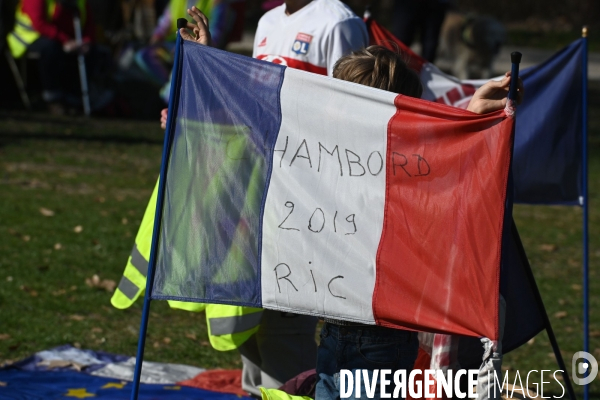 Les gilets jaunes au château de Chambord