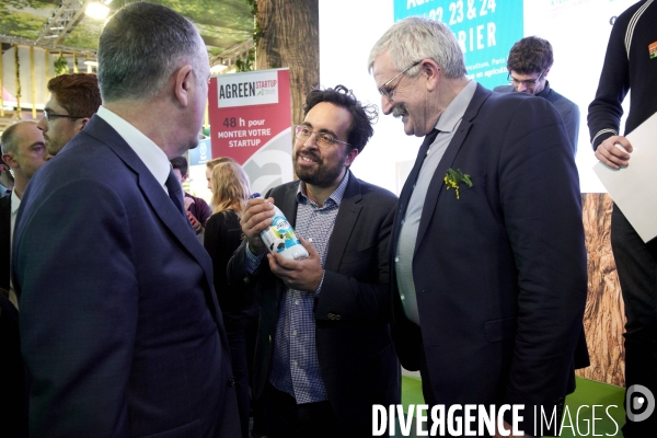 Mounir Mahjoubi et Didier Guillaume au Salon de l Agriculture 2019