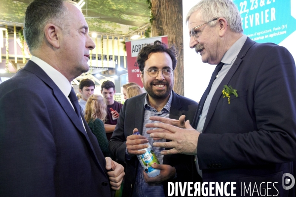 Mounir Mahjoubi et Didier Guillaume au Salon de l Agriculture 2019