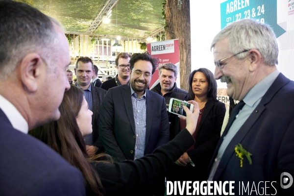 Mounir Mahjoubi et Didier Guillaume au Salon de l Agriculture 2019