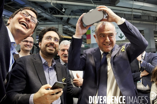 Mounir Mahjoubi et Didier Guillaume au Salon de l Agriculture 2019