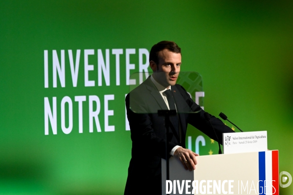 Emmanuel Macron au salon de l agriculture