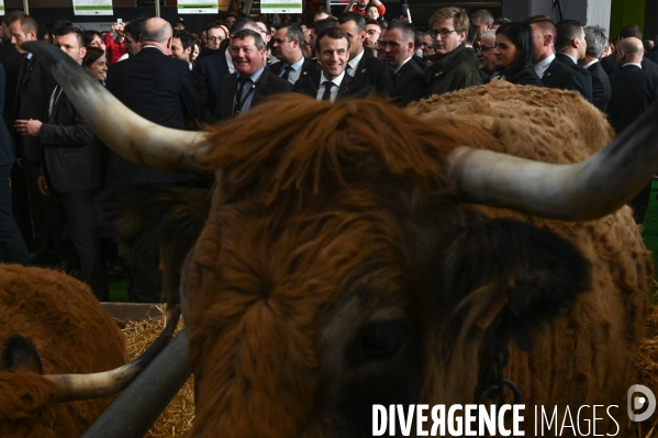 Emmanuel Macron au salon de l agriculture