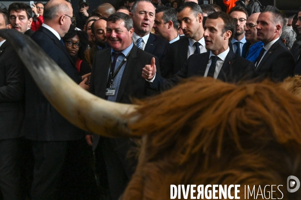 Emmanuel Macron au salon de l agriculture