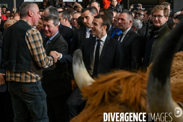 Emmanuel Macron au salon de l agriculture