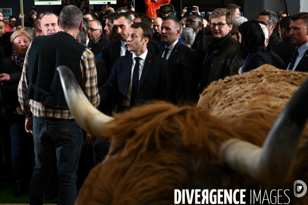 Emmanuel Macron au salon de l agriculture