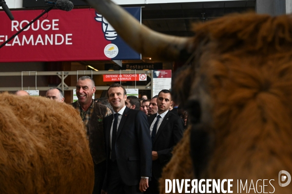 Emmanuel Macron au salon de l agriculture