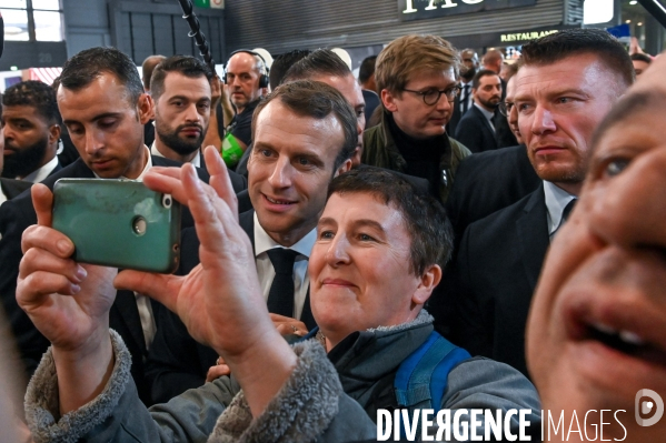 Emmanuel Macron au salon de l agriculture